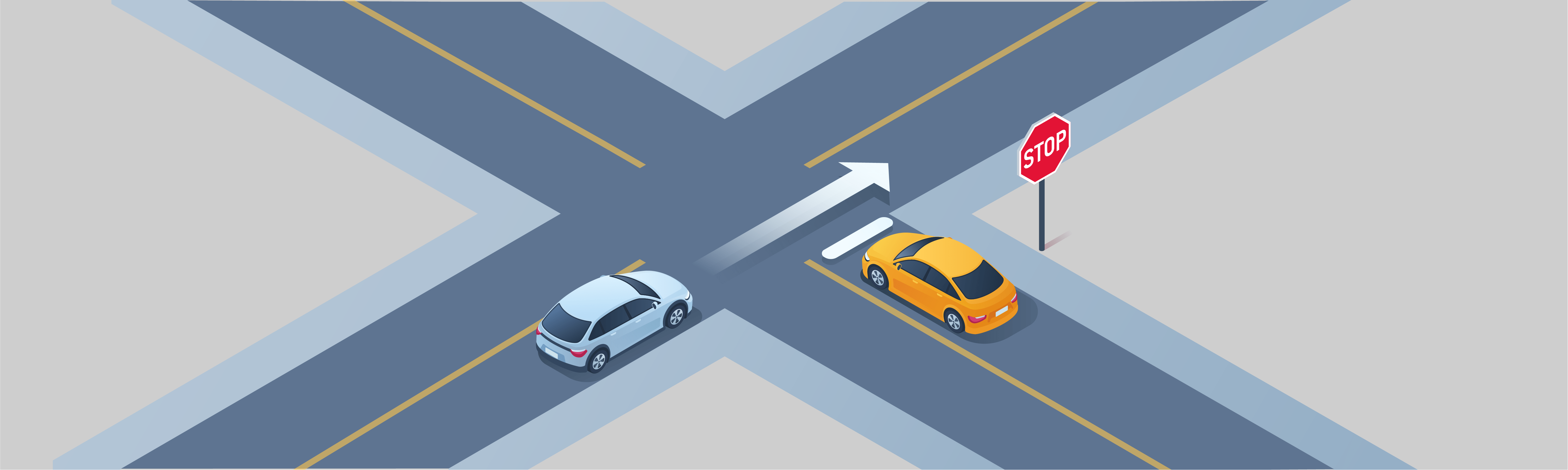 Intersections - Where should you bring your vehicle to a stop on a road with a marked stop line?