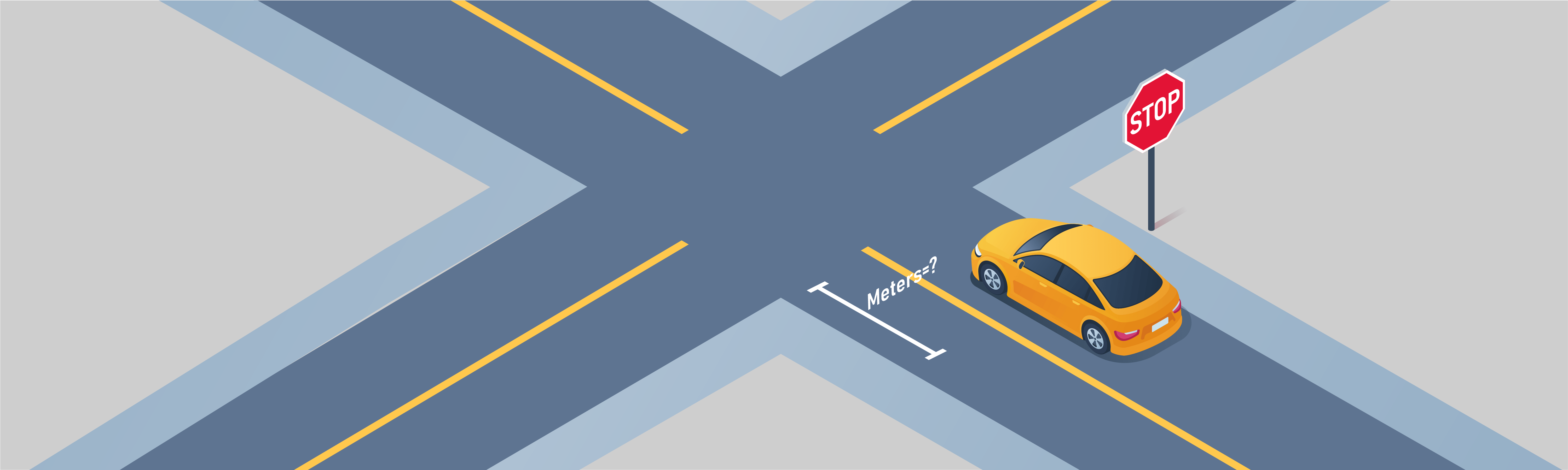 Driving Test Canada - Car Intersections - Where should you bring your vehicle to a stop if there is no stop line or marked crosswalk at an intersection?