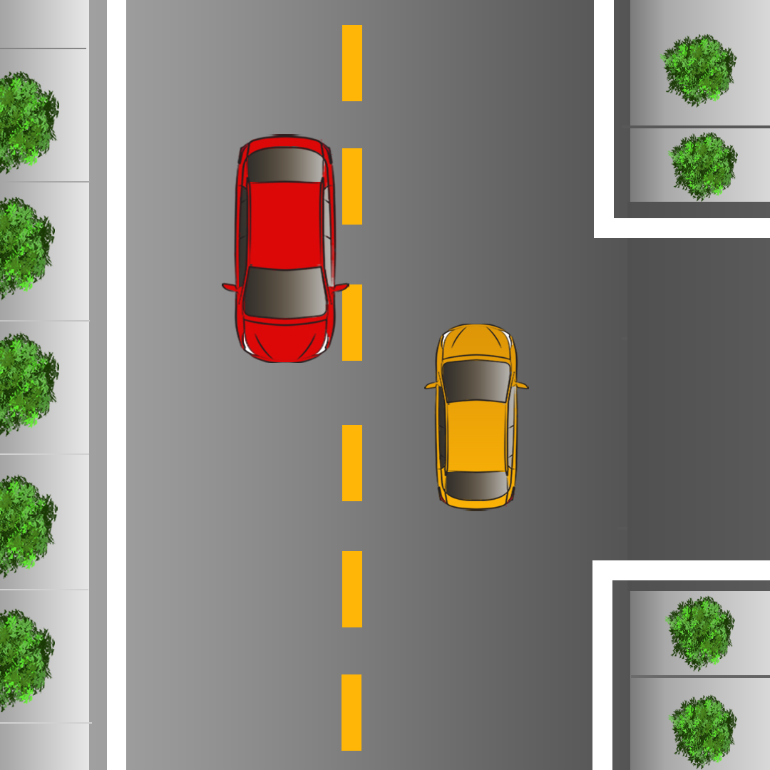 Test 6 - If you are on a road with two-way traffic, where do you have to be in order to make a left turn?