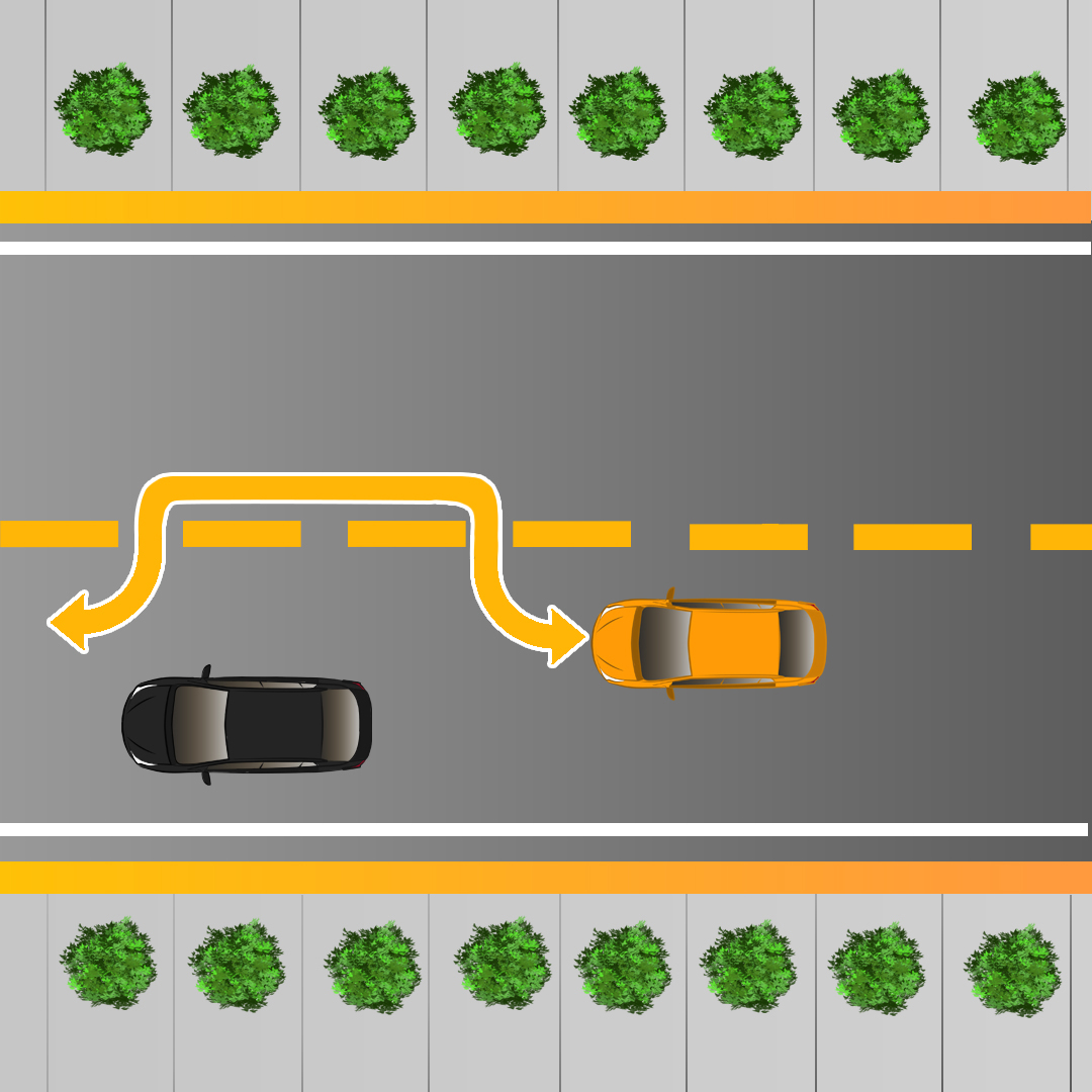 Test 8 - When is it permitted to safely pass vehicles on the right?