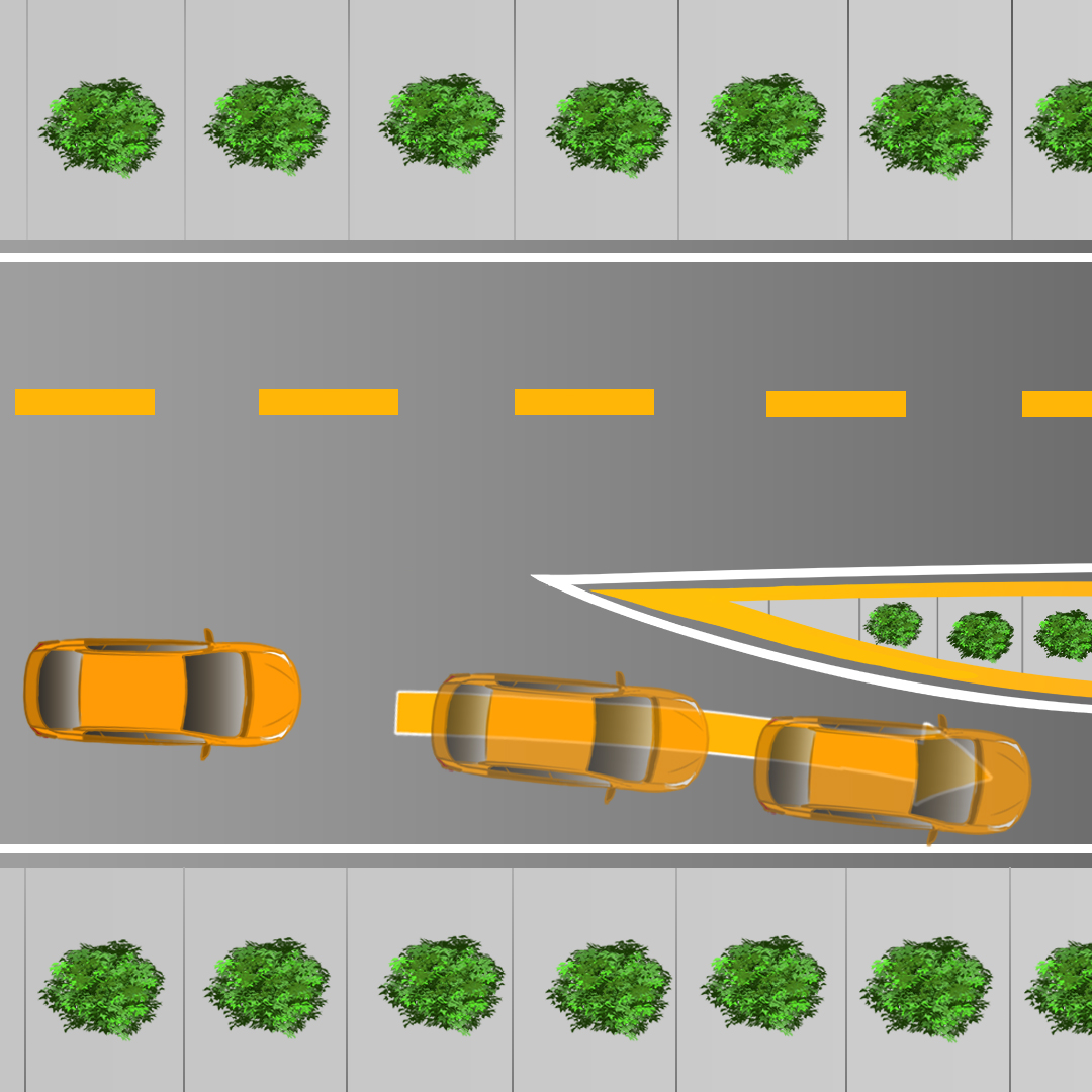 Test 9 - If you are planning on exiting the freeway, what do you have to do?