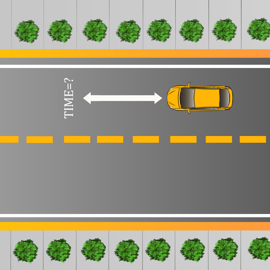 Driving Test Canada - Car Test 2 - What method is best to judge distance while driving?