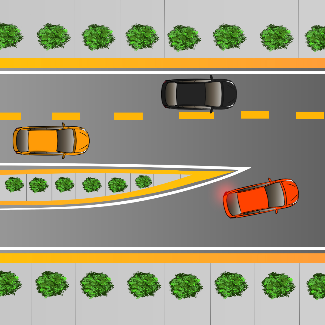 If you are in the right-hand lane and you see a vehicle trying to merge on a divided highway, what should you do? - If you are in the right-hand lane and you see a vehicle trying to merge on a divided highway, what should you do?