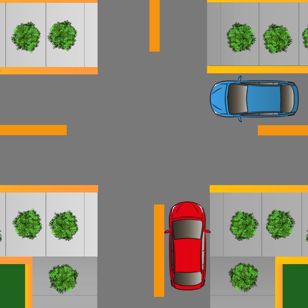 Test 3 - Who should the right-of-way be given to if two vehicle approach an intersection with no signage at the same time?