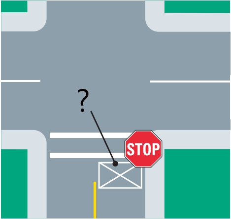 Traffic Signs - What is this marking in the picture below?