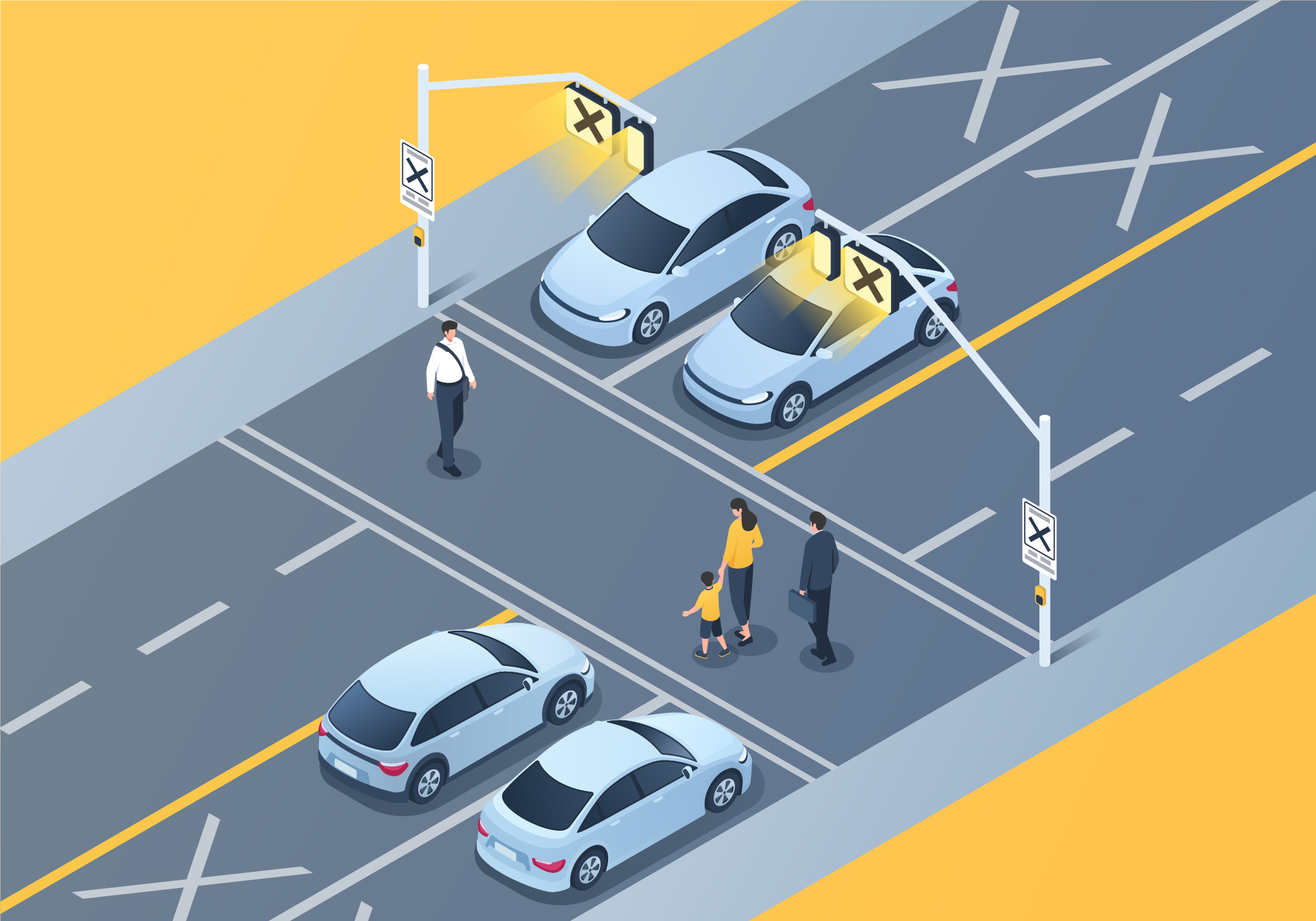 Stopping - What are pedestrian crossovers?