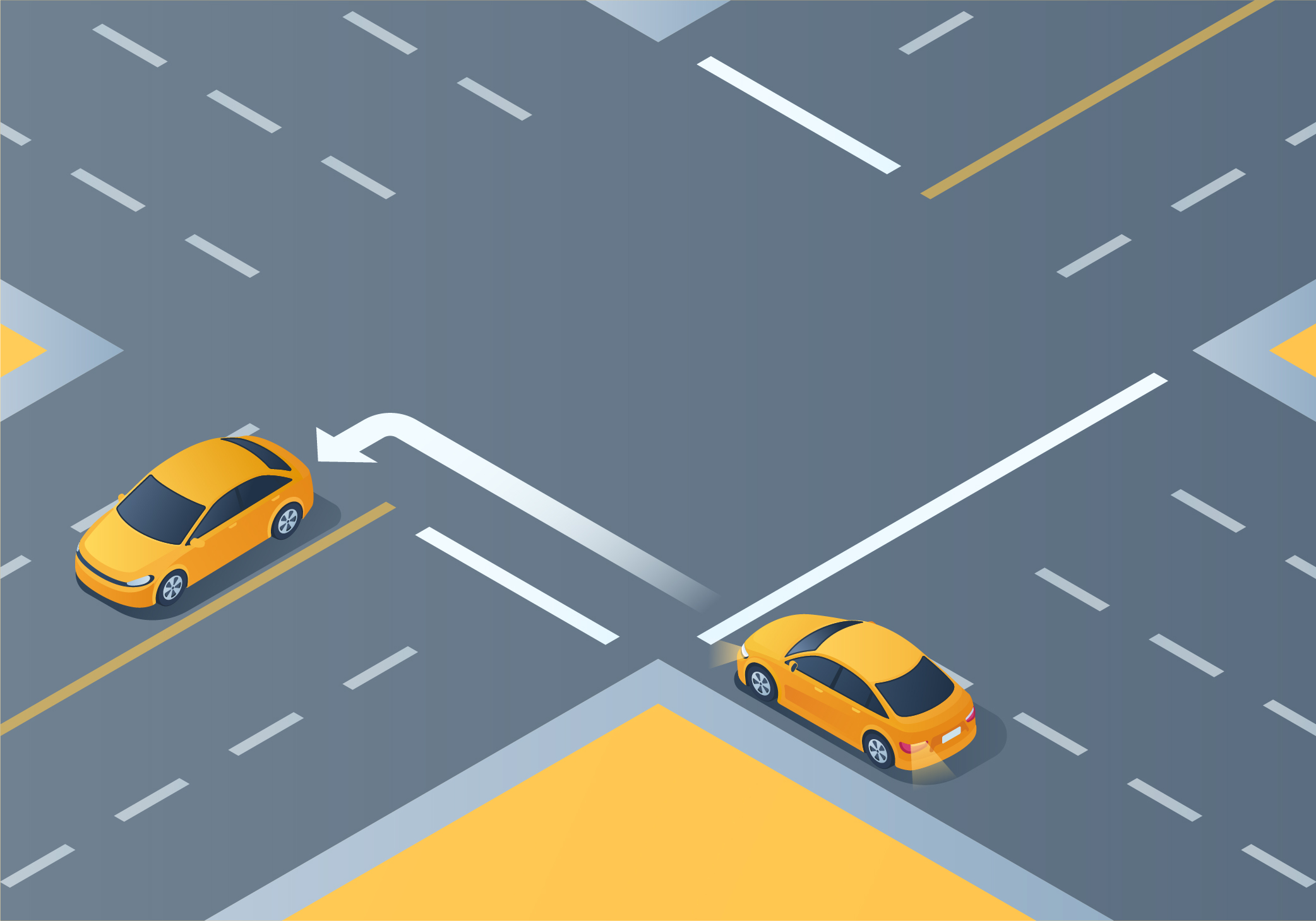 How should you make a left turn from a one-way road onto a two-way road? - How should you make a left turn from a one-way road onto a two-way road?