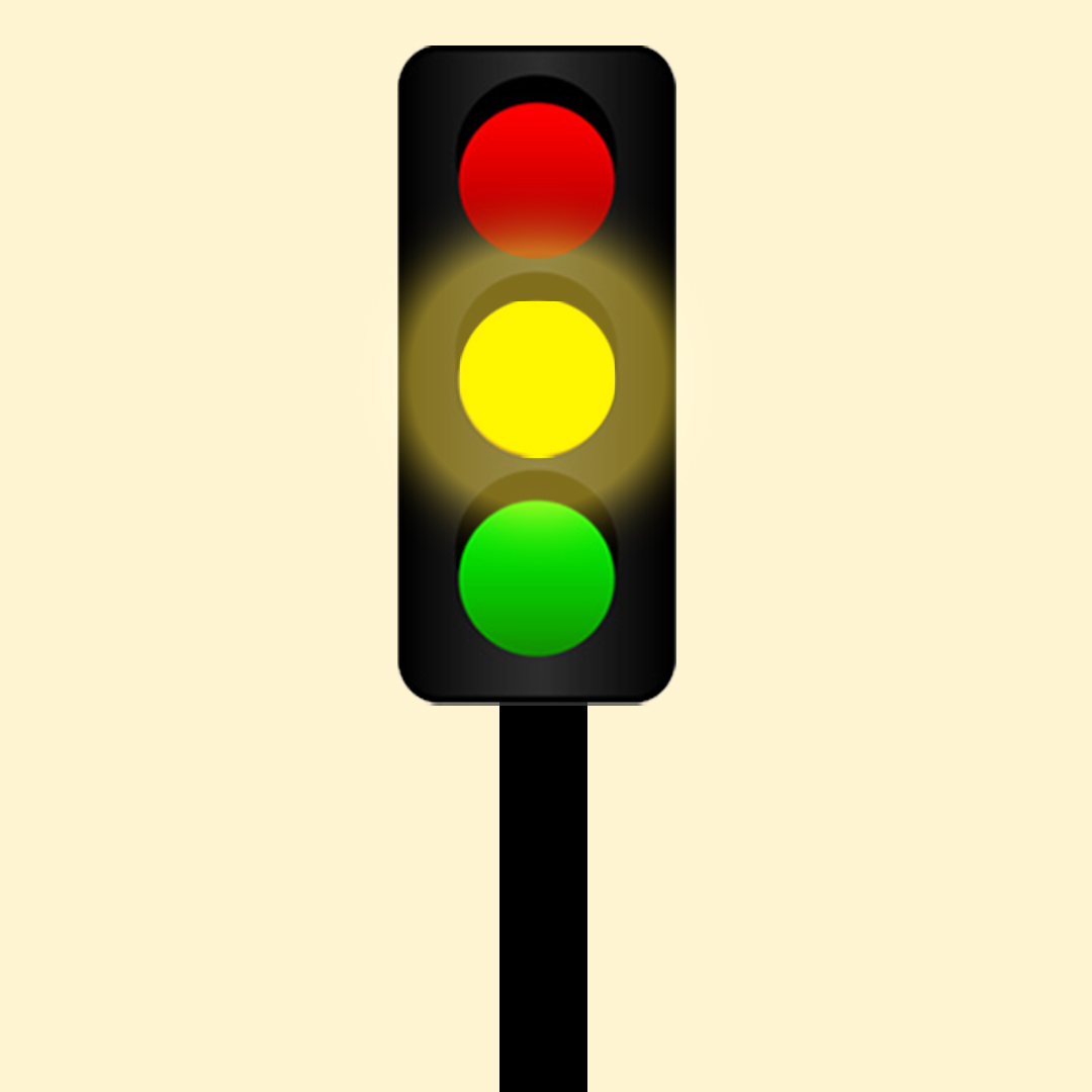 Traffic lights & pavement markings - What does this flashing yellow signal indicate?