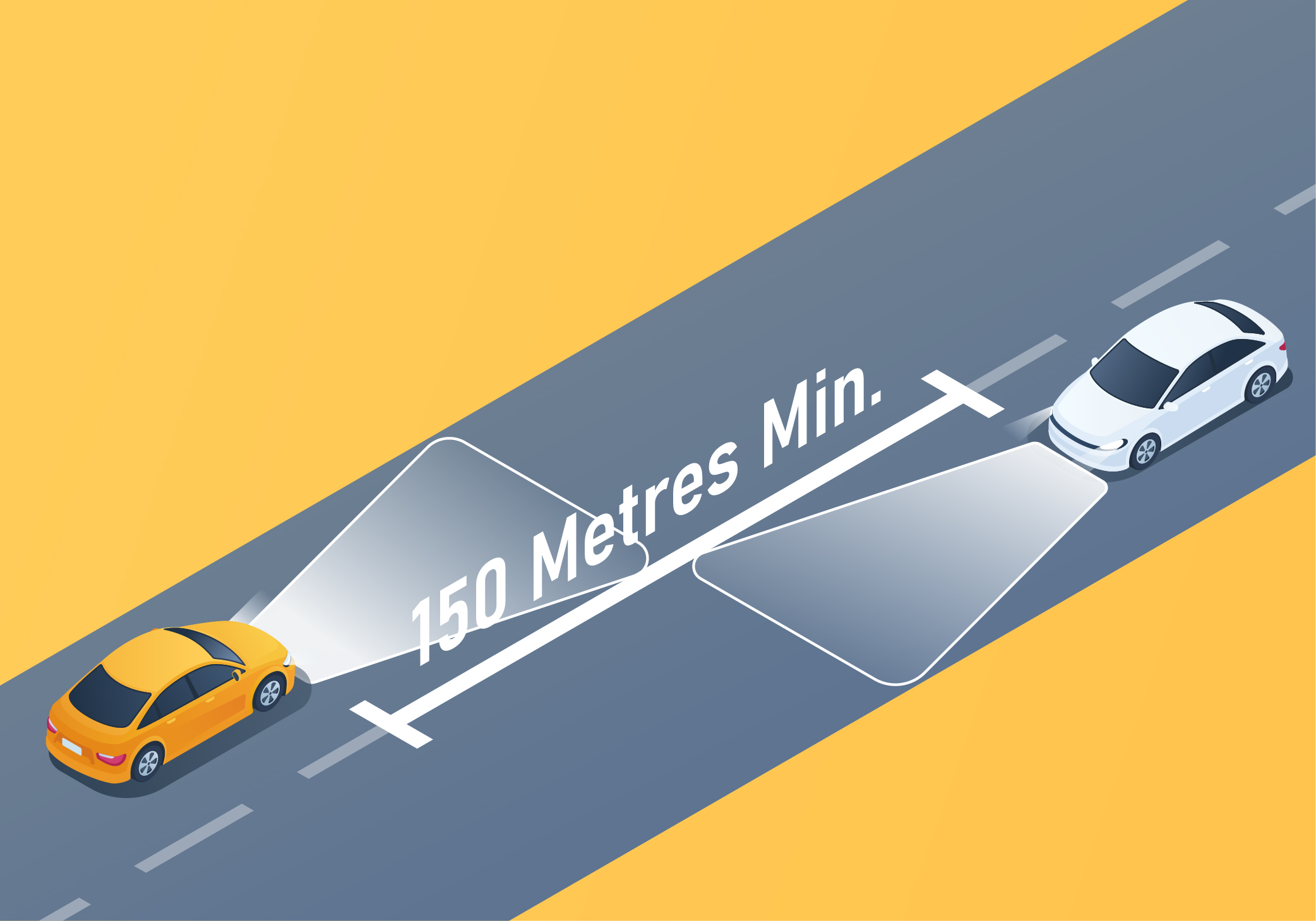 Getting ready to drive - You must use your low-beam headlights within _____ metres of an oncoming vehicle.