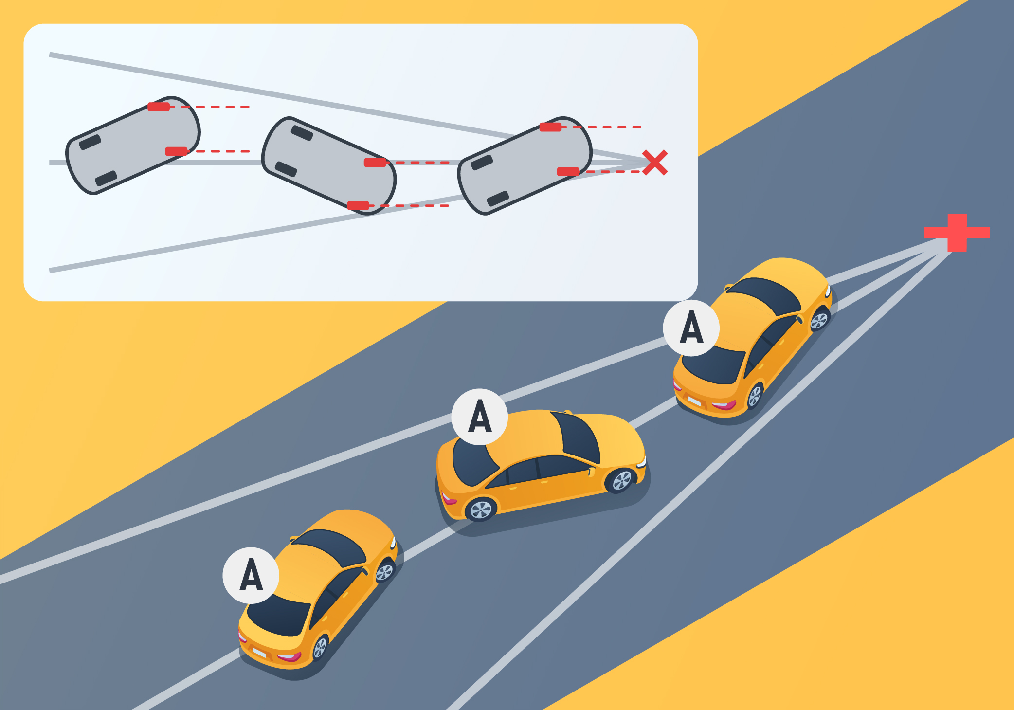 Driving at night and in bad weather - What sort of steering adjustments should you make when your car is skidding?