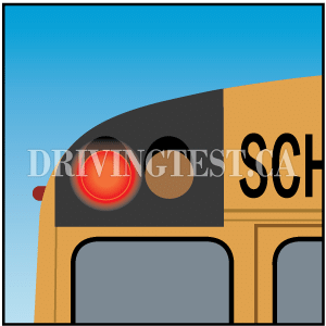 If there is a median on the road, when do you have to stop for school buses that are flashing their red lights? - If there is a median on the road, when do you have to stop for school buses that are flashing their red lights?