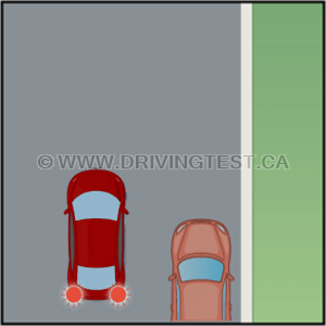 manitoba car - If you plan to parallel park, how should you warn other vehicles that you are planning on slowing down?