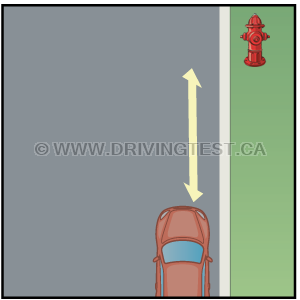 Test 3 - What is the minimum distance away from a fire hydrant you must park if you're on the same side of the street?