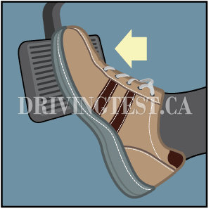 prince-edward-island car - When driving on a wet or icy road, what is the best way to stop your vehicle quickly?