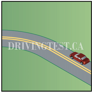 nunavut car - If you are driving around a curve or corner, what is an important thing to remember?