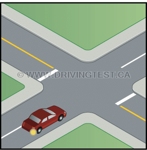 What should you not do if you're turning at an intersection? - What should you not do if you're turning at an intersection?