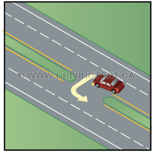 Test 2 - You should only make a U-turn if the road you are on is wide enough to complete the U-turn...?