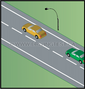 Test 3 - What time gap should there be between your vehicle and the vehicle in front of you reaching a checkpoint?