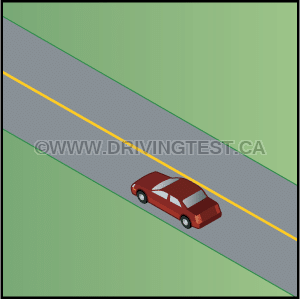 If you are caught driving on the left side of the center of the road, how many demerit points will be put on your license? - If you are caught driving on the left side of the center of the road, how many demerit points will be put on your license?