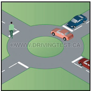 nova-scotia car - Who should yield to someone entering a roundabout?