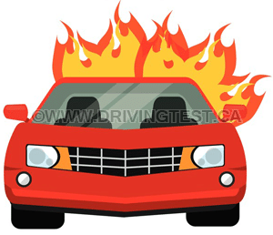 How far away from the vehicle should you and your passengers get if your vehicle catches fire? - How far away from the vehicle should you and your passengers get if your vehicle catches fire?