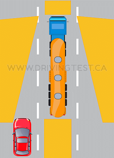 Where do trucks and other heavy vehicles have blind spots? - Where do trucks and other heavy vehicles have blind spots?