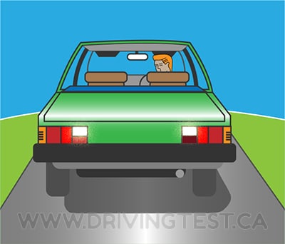 Test 3 - What should you make sure to do prior to reversing?