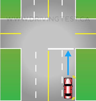 Test 1 - How far in advance should you use your turn signal if you are driving faster than 60 km/h?