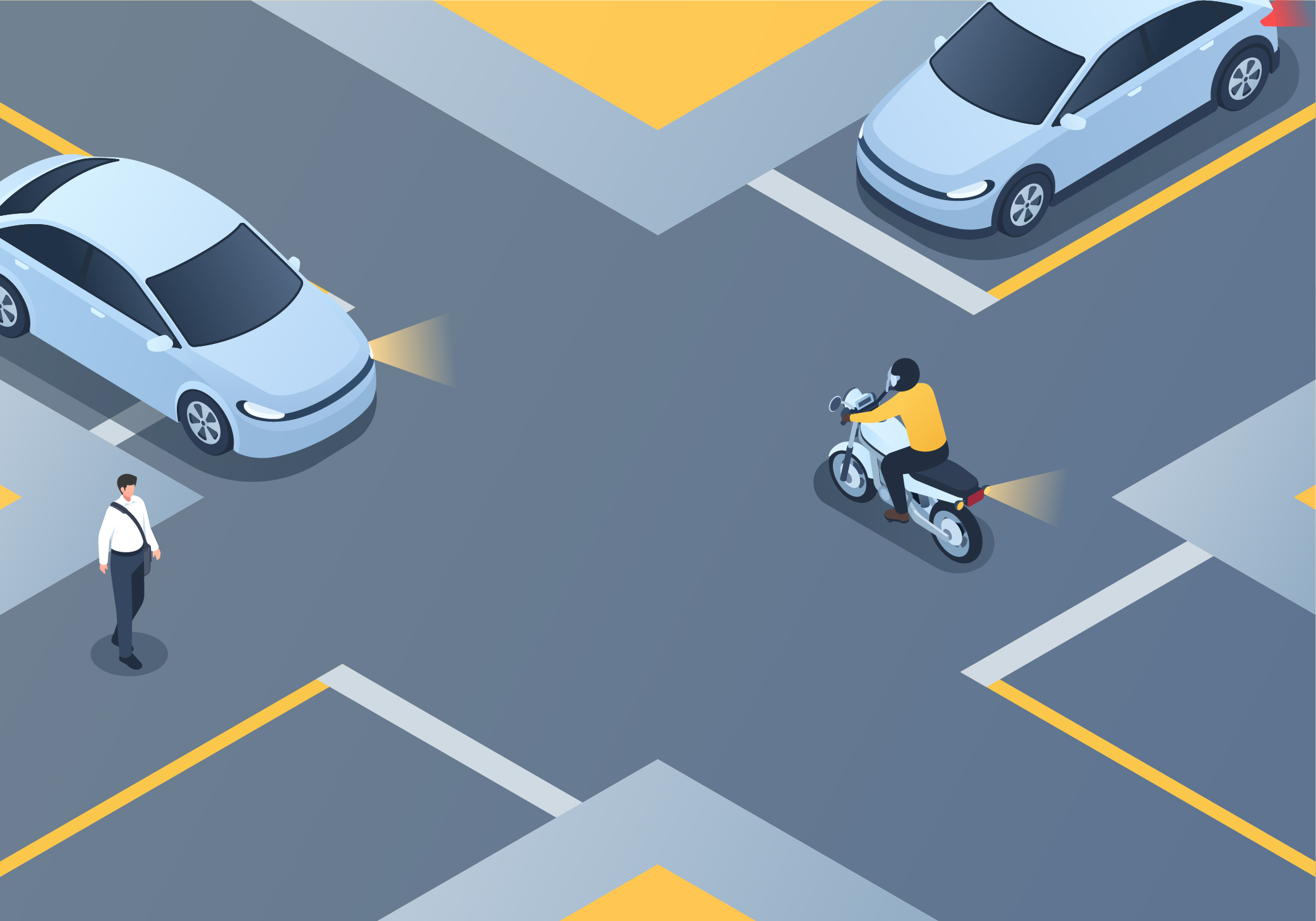 Riding Under Particular Conditions - What sort of position should you take when a vehicle is moving left?