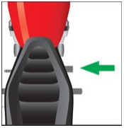 ontario motorbike - How can you apply the rear wheel brake?